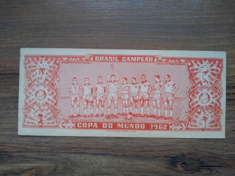 1962 Dez Mil Gols - Pele - 10000 Money Bill Note - Back (Brazil)