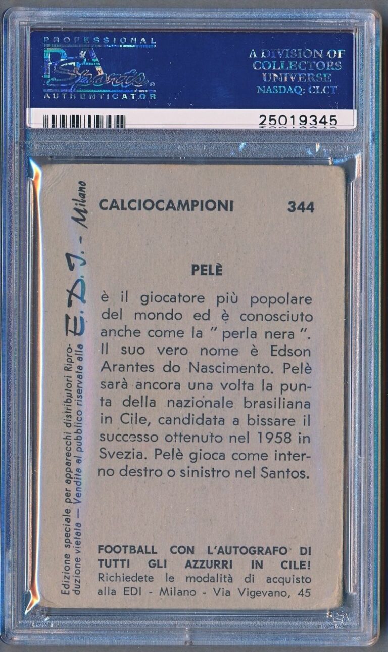 1962 EDI Milano Calciocampioni #344 - Text Back -Back