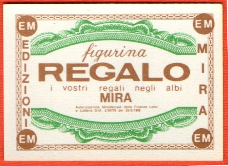 1968 Mira Italian #247 Regalo Back -Back (Brown _ Green) (Italy)