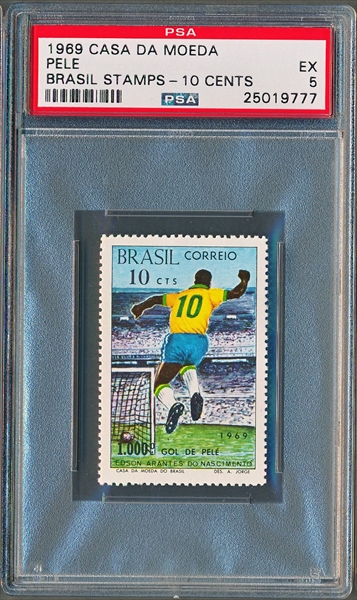 1969 Casa Da Moeda Pele Stamp - Front