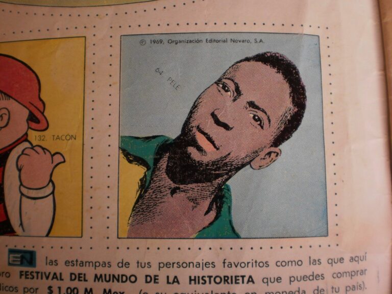 1969 Editorial Novaro #64 Pele (Festival Del Mundo De La Historieta ) (On inside cover of BATMAN #480 - Mexico) - Front A