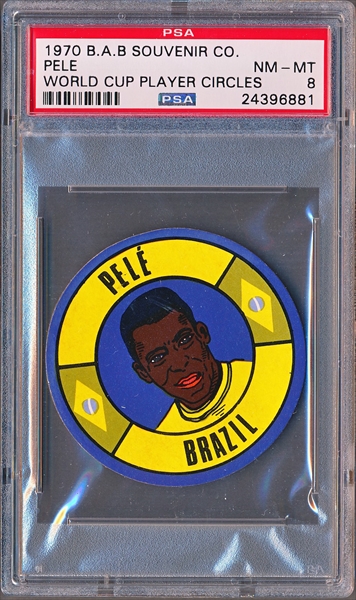 1970 B.A.B. (BAB) Souvenir Pele (Disc, Badge, Shield) - Front