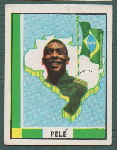 1970 Minha Patria (Saravan) #189 Pele (Brazil Issued) - Front