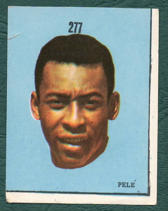 1970 Sadira Brazil World Cup #277 Pele - Front (Issued in Brazil)