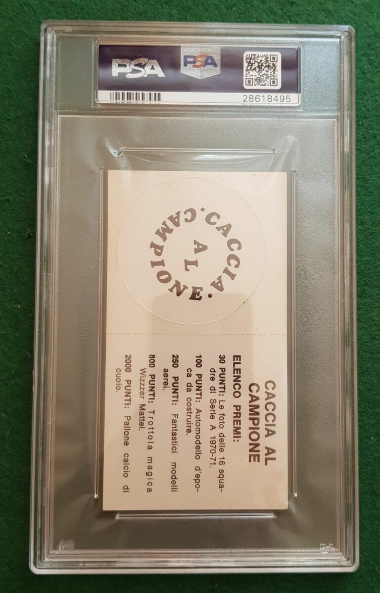 1971 Baggioli Hunt With Tab [10 Punti] -Back (Name on Front)