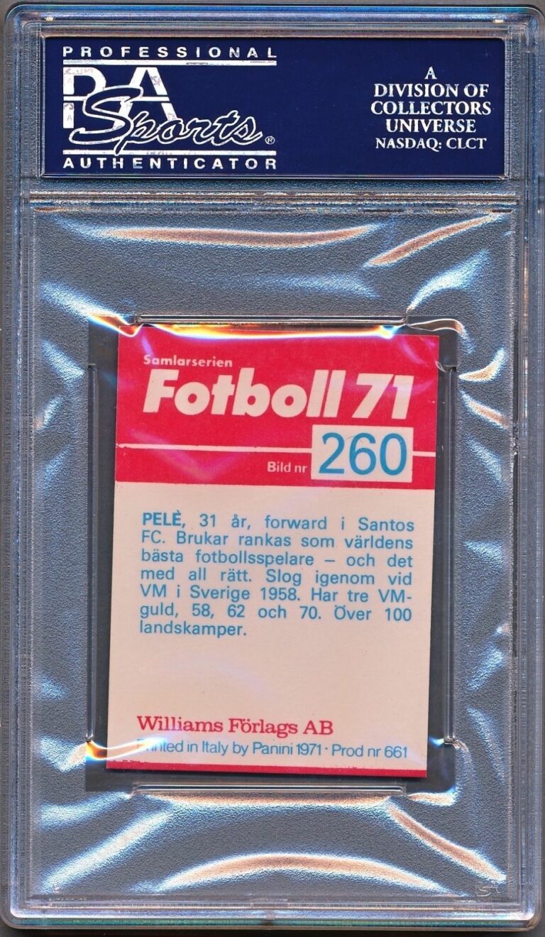 1971 Williams Forlags #260 Back