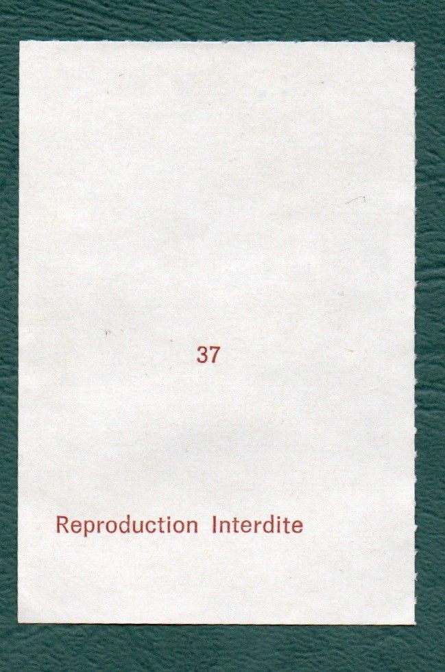 1974 Pif Kopa #37 Pele (Reproduction Interdite) -Back - (France)