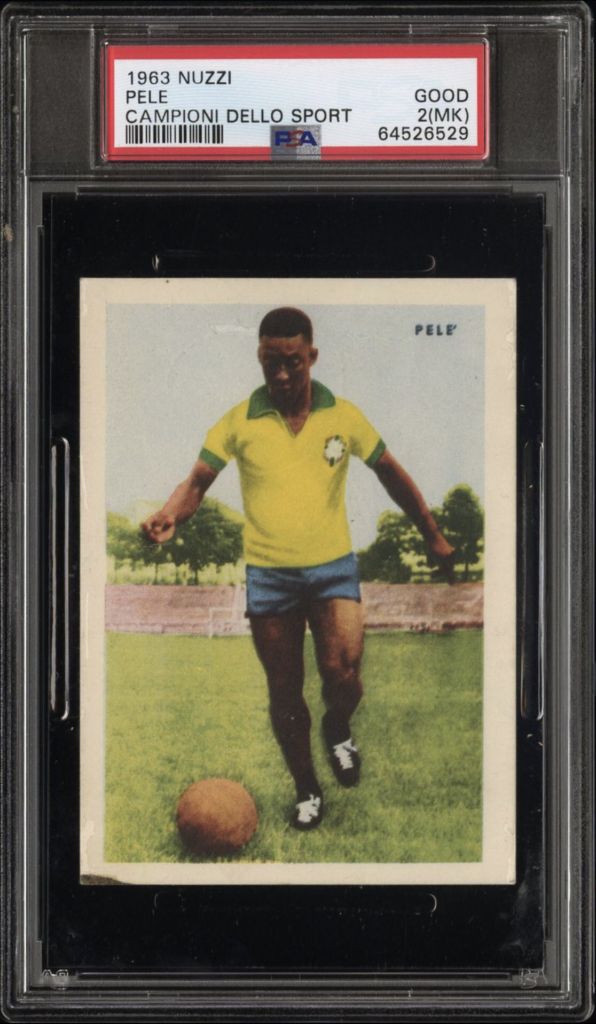 1963 Nuzzi Campioni Dello Sport - Pele - Front (Italy)