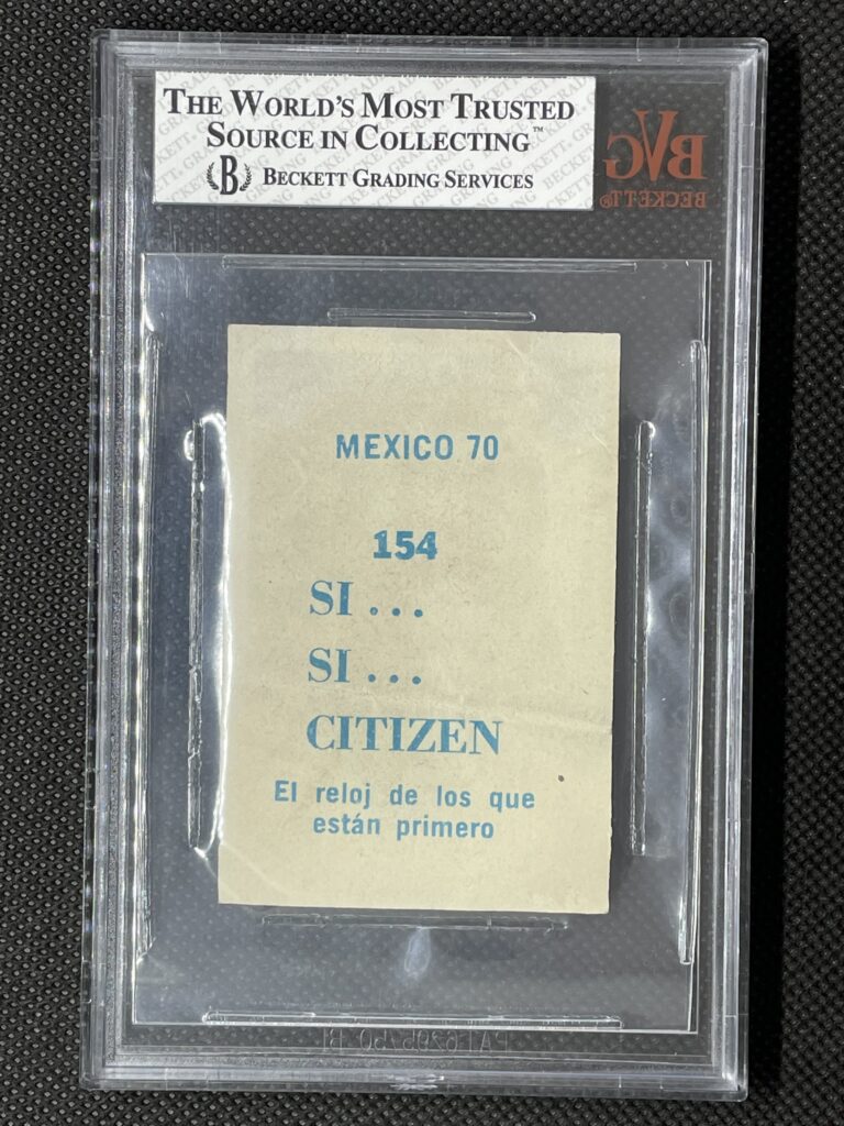 1970 Crack Mexico 701970 Crack Mexico 70 'Citizen Reloj' - Blue Back - Back (Argentina)