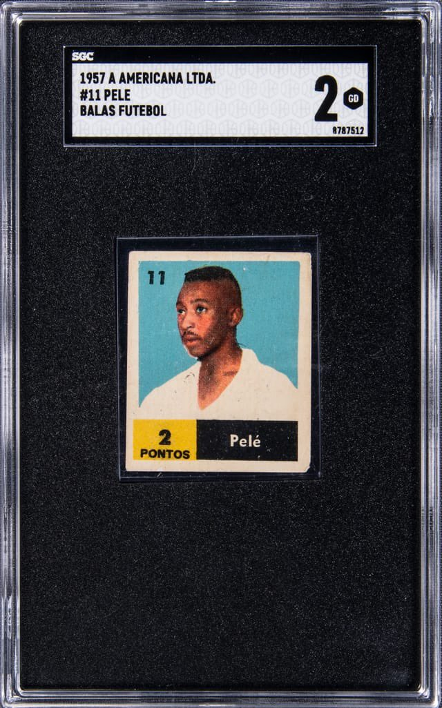 1957 A Americana Ltda #11 Balas Futebol - Type II_ 2 Puntos - Pele (Brazil)