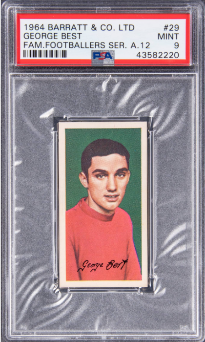 1964 Barratt & Co. LTD. Famous Footballers Series A. 12 #29 George Best Rookie Card - Front