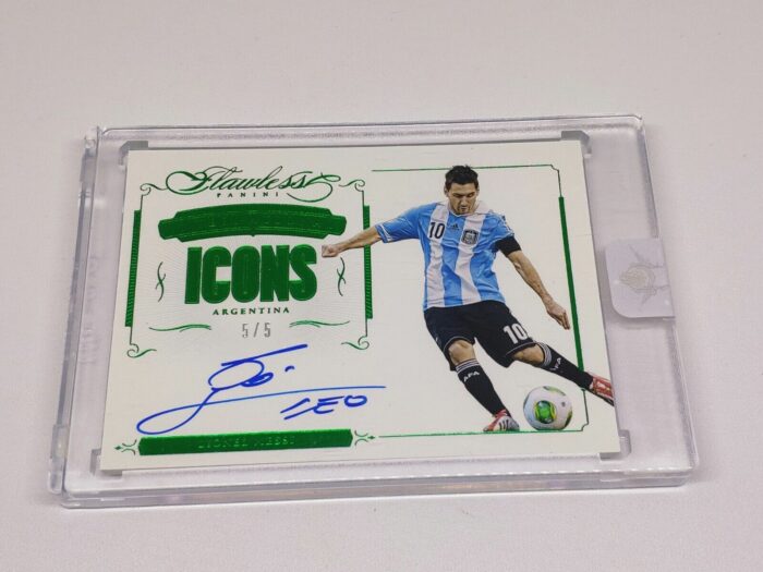 2016 Panini Flawless International Icons Signature Auto Emerald LIONEL MESSI