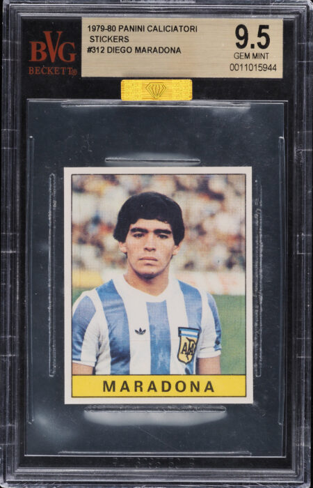 1979 Panini Caliciatori Stickers Diego Maradona Rookie #312 - front