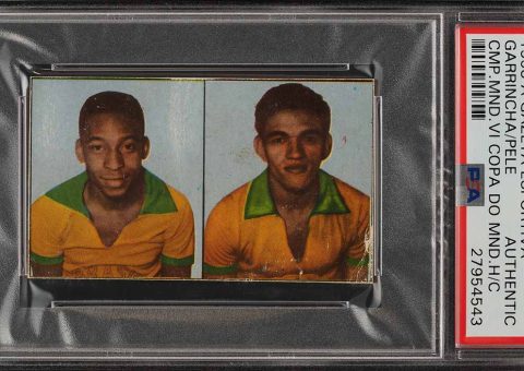 1958 A Gazeta Esportiva Campeao Mundial Vi Copa Do Mundo - Pele and Garrincha (Uncut) (Brazil) - Front