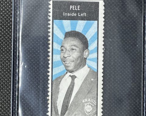 1966 A&BC Stamps - Blue Background - Pele - Front (UK)