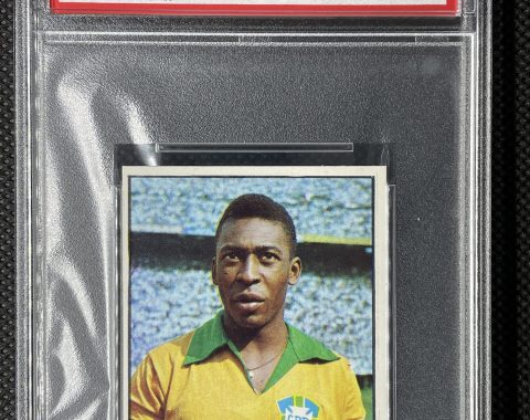 1966 Panini Campioni Dello Sport - Regular Back - Pele (Italy) - Front