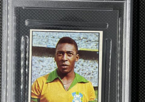 1966 Panini Campioni Dello Sport - Valida Back - Pele (Italy) - Front