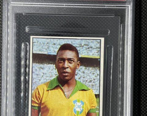 1966 Panini Campioni Dello Sport - Valida Back - Pele (Italy) - Front